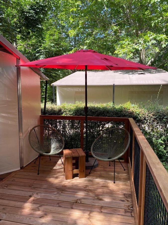 Camping le Pré Morjal Ispagnac Bagian luar foto