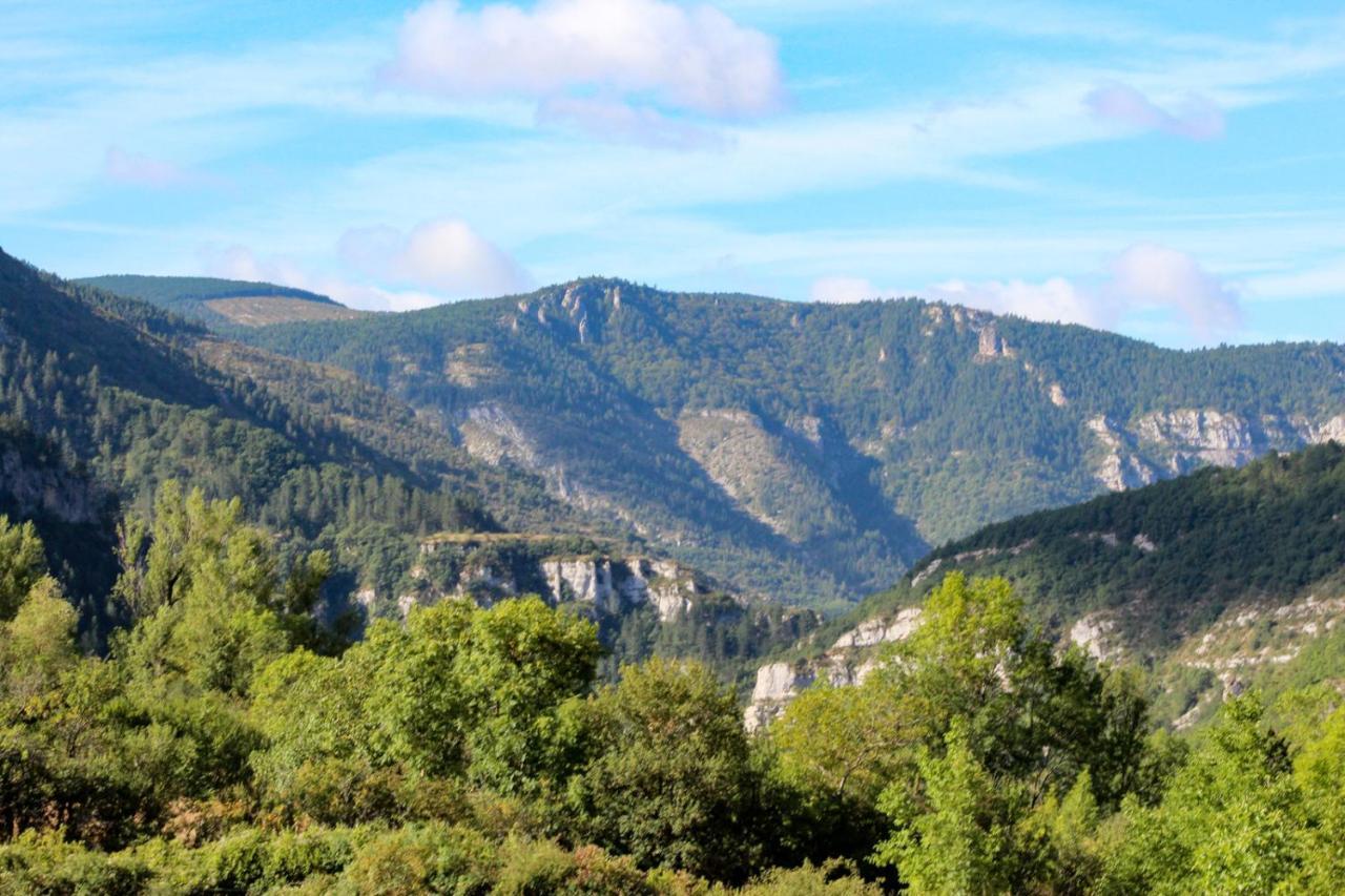 Camping le Pré Morjal Ispagnac Bagian luar foto